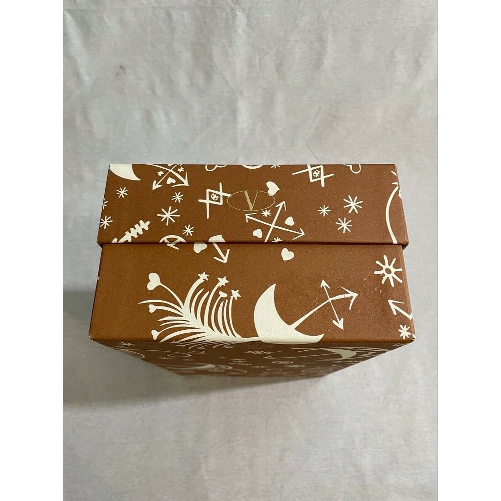 Valentino Empty Shoes Gift Box Storage Brown 12" x 7.4" x 4.5" - Picture 4 of 10